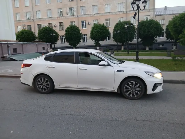 АМТС KIA JF (OPTIMA), г/н М530ТС21, 2019 г.в., VIN XWEGU411BL0020138, белого цвета