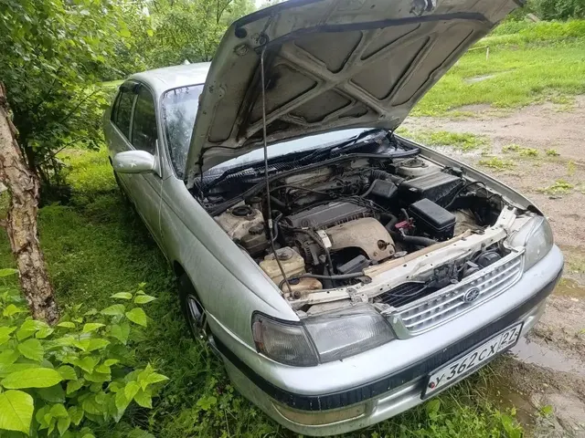 Автомобиль Toyota Corona г/н У362СХ27,1993г.в., № кузова  ST1914010004, б/у, серебристого цвета, по кузову имеются многочисленные царапины, сколы, повреждения лакокрасочные покрытие