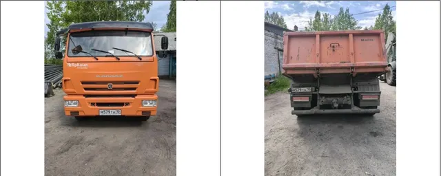 грузовой самосвал КАМАЗ Т2530, идентификационный номер (VIN) XTC651155K1414765, кузов (кабина, прицеп) №532050К2541857, шасси (рама) № XTC651155K1414765, 2019 года выпуска