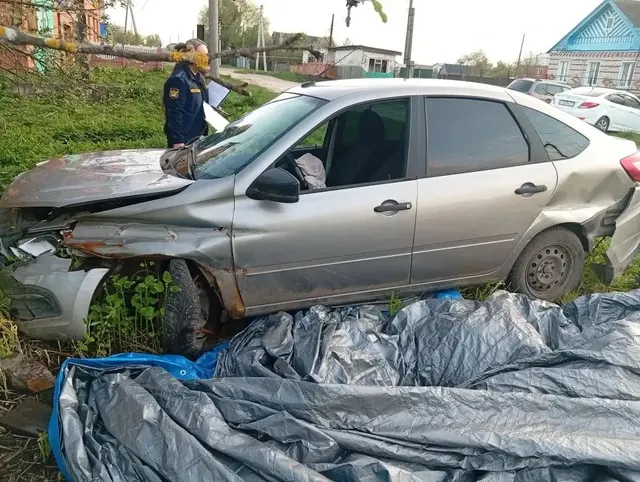 АМТС LADA GRANTA 219110, 2019 г.в., г/н К632ЕУ21, VIN ХТА219110К0324288, серебристо-серый цвет