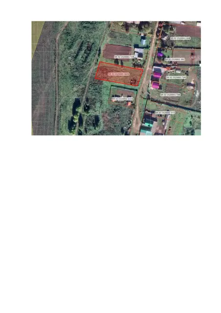 Продажа земельного участка общей площадью 2414 кв.м, разрешенное использование: для ведения личного подсобного хозяйства. Местоположение земельного участка: Пермский край, Пермский муниципальный округ, село Нижний Пальник, улица Центральная, з/у 96. Категория земель: земли населенных пунктов. Кадастровый номер: 59:32:1520001:1631.