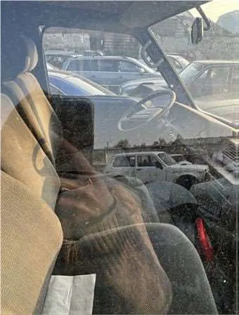 Автотранспортное средство Тайота Хайс, синего цвета