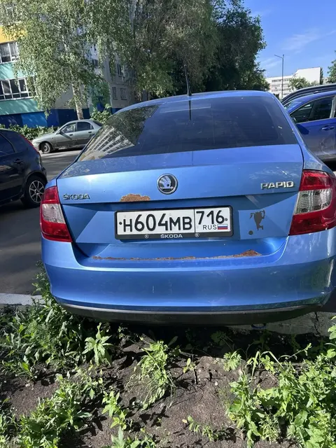 ШКОДА РАПИД, 2014 г.в., г/н Н604МВ716, VIN: XW8AD2NH2EK103813. Начальная цена – 377 600,00 руб. (1972 (I), Алексеев Д.В.)