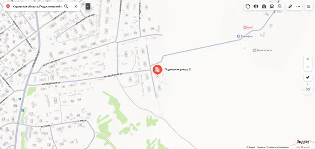 Доля в праве общей долевой собственности (1/4 доли) на жилое помещение «квартира» площадью 69,2 кв.м., этаж № 1, кадастровый номер 43:27:081901:305, расположенное по адресу: Кировская область, Подосиновский м.р-н, Демьяновское г.п., д. Нижнее Маялово, ул. Подгорная, д. 3, кв. 1