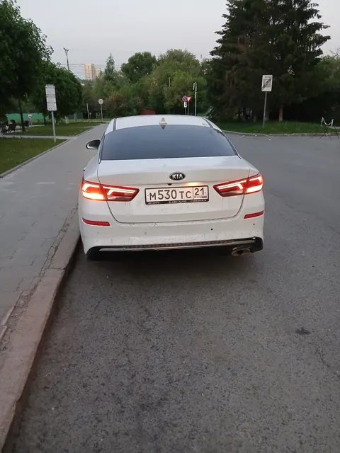АМТС KIA JF (OPTIMA), г/н М530ТС21, 2019 г.в., VIN XWEGU411BL0020138, белого цвета
