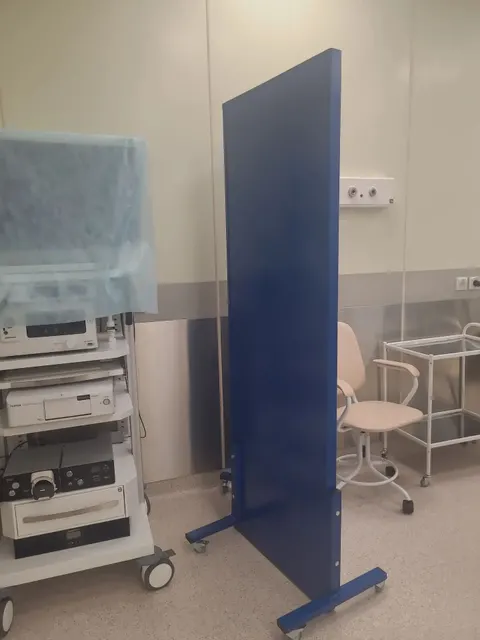 Экран рентгенозащитный двухсекционный глухой/0896-3051