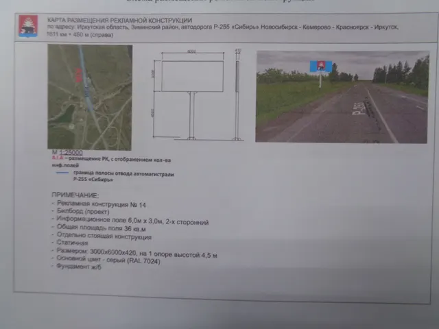 Иркутская область, Зиминский район, автодорога Р-255 «Сибирь» Новосибирск-Кемерово-Красноярск-Иркутск, 1611 км + 460 м (справа)