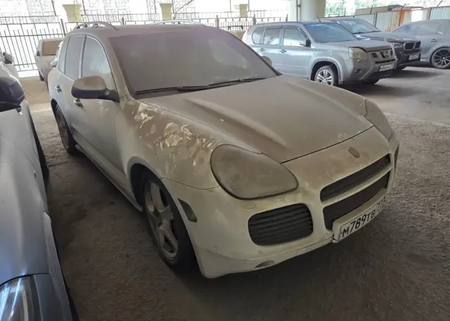 АМТС PORSCHE CAYENNE TURBO, 2005гв, г/н М789ТВ777, цвет белый, VIN WP1ZZZ9PZ5LA84052