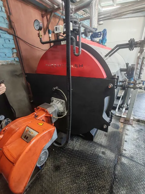 Паровой котел, марка Thermomash SM-1000, 2023 г.в., зав. номер 23074, цвет красный (арест)