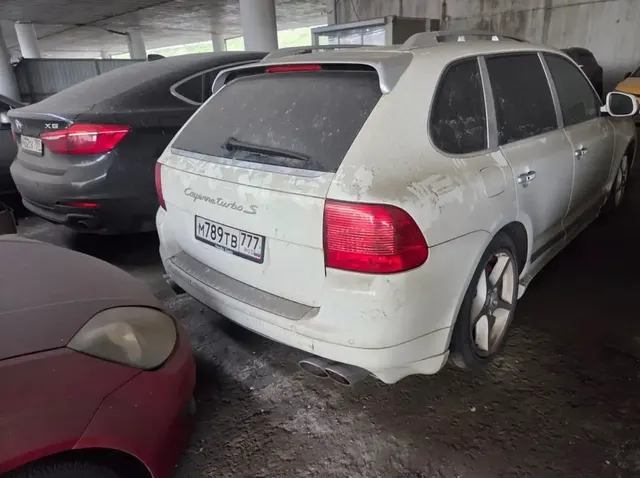АМТС PORSCHE CAYENNE TURBO, 2005гв, г/н М789ТВ777, цвет белый, VIN WP1ZZZ9PZ5LA84052