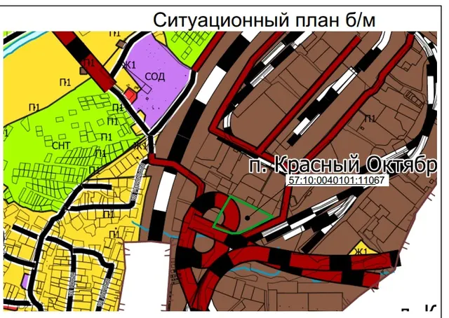 Право на заключение договора аренды на срок 58 месяцев земельного участка с кадастровым номером 57:10:0040101:11067, местоположением: Российская Федерация, Орловская область, муниципальный округ Орловский, Платоновский сельсовет, ул. Северный парк, д. 9