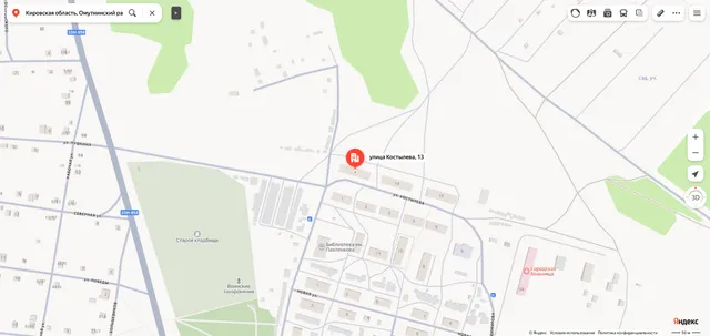 Жилое помещение «квартира» площадью 100,5 кв. м., этаж № 3, кадастровый номер 43:22:350305:305, расположенное по адресу: Кировская область, Омутнинский район, г.п. Песковское, пгт. Песковка, ул. Костылева, д. 13, кв. 8