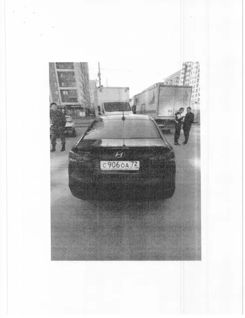 Транспортное средство легковой седан ХЕНДЭ СОЛЯРИС, 2018 г.в, г/н С906ОА72, vin Z94K241CAKR107794, рег.№ 72-012187-2-ГМУ;