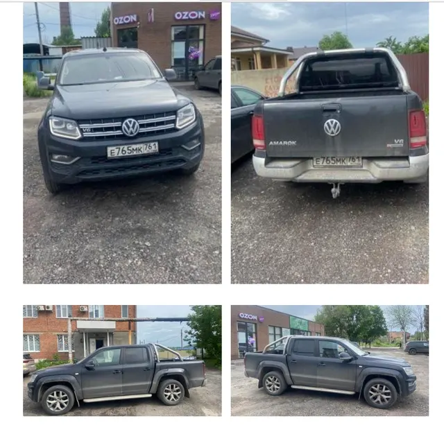 Грузовой бортовой автомобиль Volkswagen 2Н AMAROK, 2019 г.в., г/н Е765МК761, VIN WV1ZZ2HZKH012778, номер двигателя: 096677, черного цвета, должник Миронов С.Н., (Поручение ТУ Росимущества в РО от 28.08.2026 № 61-1465-У). Адрес (местоположение): Ростовская область, ст-ца Бессергеневская, ул. Советская, 32.