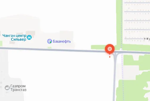 РФ, РБ, Абзелиловский район, СП Краснобашкирский сельсовет, а/д Магнитогорск-Аэропорт, на   9 км + 150 м, по направлению движения в г. Магнитогорск