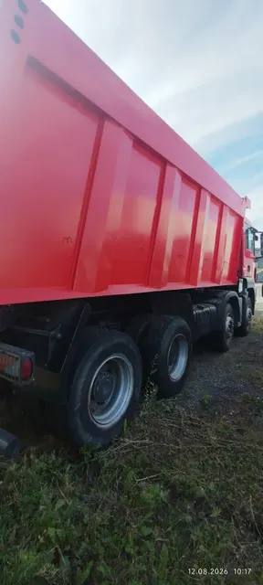 Грузовой самосвал, БЦМ-59 MAN TGS 41.390, 8x4, BB-WW, 2013 г.в., г/н С451ЕМ154, VIN: X3W65392AD0001166, красный цвет (арест, повтор)