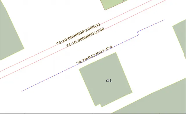 Газопровод низкого давления, протяженность 80 м, кадастровый номер 74:10:0422005:474