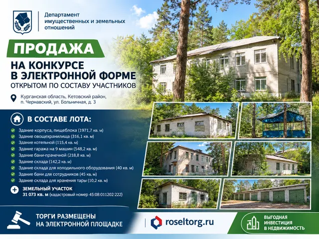 Объекты недвижимого имущества, расположенные на земельном участке по адресу: Курганская область, Кетовский район, п. Чернавский, ул. Больничная, д. 3