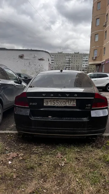 АМТС VOLVO S80, 2007гв, г/н В155ХО177, цвет черный, VIN УV1AR855681054590