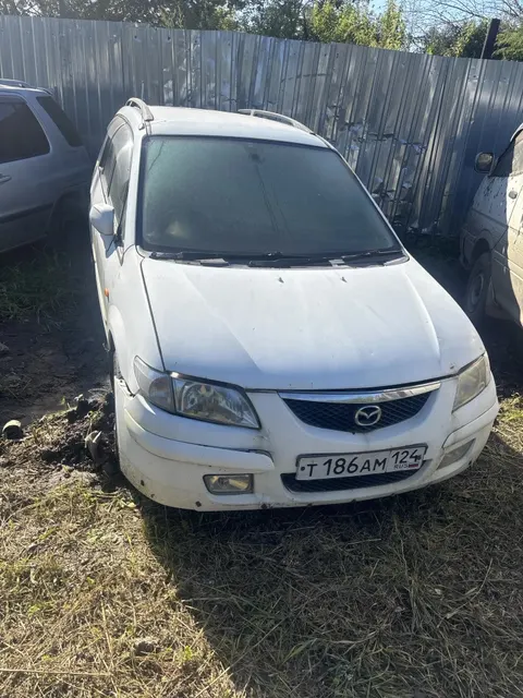 Автомобиль MAZDA PREMACY, г/н Т186АМ124, 2000 г.в., кузов № CP8W 211400, двигатель № 736313, цвет белый комплектность и состояние  не проверялась, данное  имущество обращено в доход государства, (Документы отсутствуют) Находится в Емельяновском районе