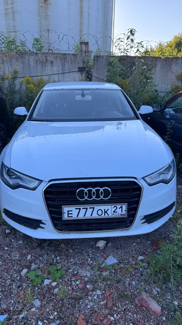 АМТС AUDI А6, 2013 г.в., г/н Е777ОК21, VIN WAUZZZ4G0EN010995, белого цвета