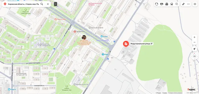 Нежилое помещение площадью 44 кв.м., кадастровый номер 43:40:004009:630, расположенное по адресу: Кировская область, г. Киров, мкр. Радужный, ул. Индустриальная, д. 5г3, блок А, бокс 21 (гаражно-строительный кооператив «Бизон»)