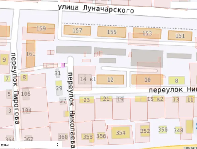 Земельный участок по адресу:  Ростовская область, р-н Морозовский, г.Морозовск,       ул. Луначарского, 161-а, земельный участок №5