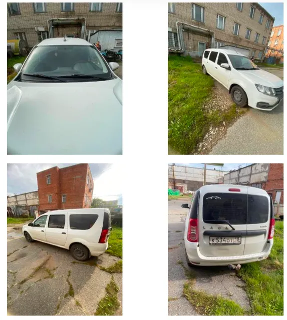 Легковой автомобиль LADA LARGUS, 2021 года выпуска, государственный номер К534ОТ18, идентификационный номер (VIN) XTAKS025LM1388125, № двигателя 6922198, рабочий объём двигателя – 1596 куб. см, мощность двигателя 89,7 л.с., 66 кВт.