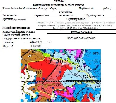 Право на заключение договора аренды лесного участка для ведения сельского хозяйства (северное оленеводство)