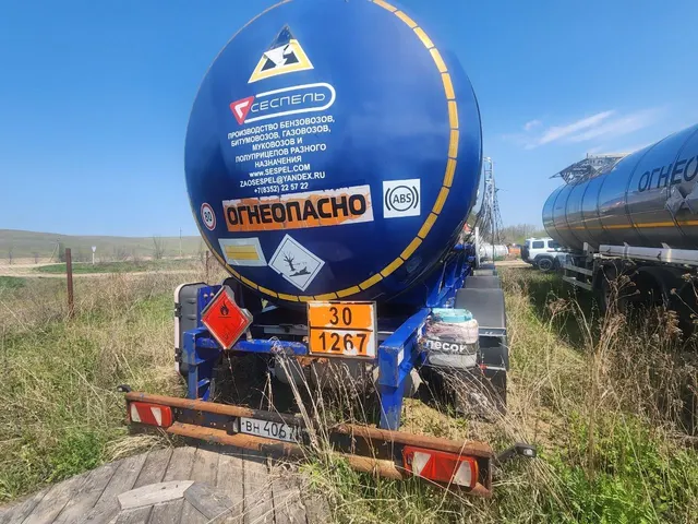 Полуприцеп цистерна СЕСПЕЛЬ SF4B, 2019 г/в, г/н: ВН406763, цвет: синий, VIN: X8ASF4B32K0000604.