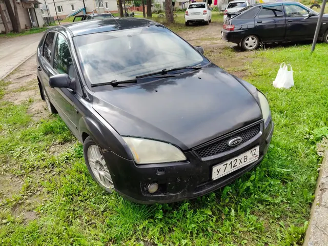 АМТС Форд Фокус, г/н У712ХВ12, 2006 г.в., VIN X9F5XXEED56B28918, черного цвета