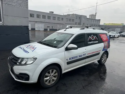 АМТС Лада Ларгус, 2021 г.в., г/н М632ЕР21, VIN XTARS045LM1377182, цвет белый