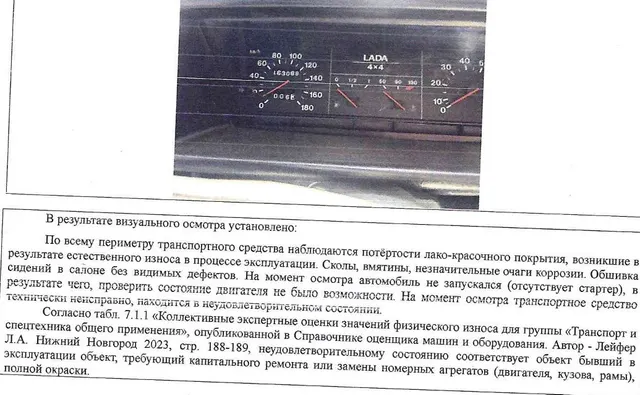 Легковой автомобиль LADA 4х4
