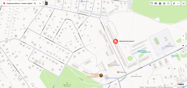 Доля в праве общей долевой собственности (1/3 доли) на жилое помещение «квартира» площадью 58,4 кв.м., этаж № 1, кадастровый номер 43:40:002606:858, расположенное по адресу: Кировская область, г. Киров, п Дороничи, ул. Центральная, д. 7, кв. 1