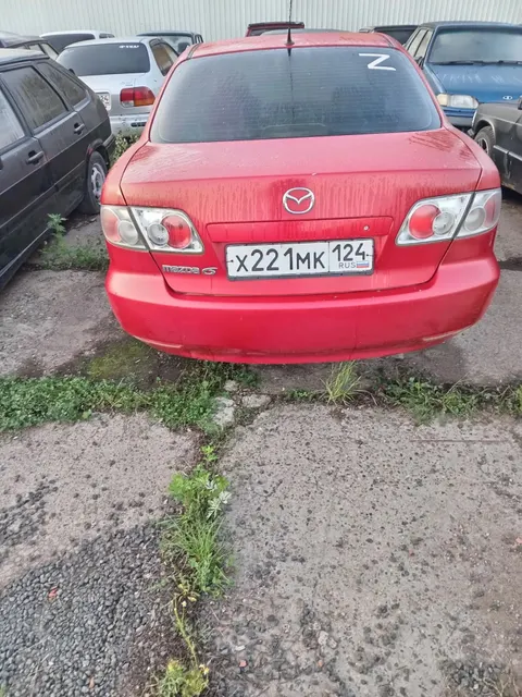 Автомобиль МАЗДА 6 в аварийном состоянии, г/н Х221МК124, 2004 г.в., VIN JMZGG12F551242929, двигатель № 259504, цвет красный, комплектность и состояние  не проверялась данное  имущество обращено в доход государства, (Документы отсутствуют)Находится в Дзержинском районе