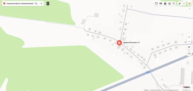 Доля в праве общей долевой собственности (1/3 доли) на жилое помещение «квартира» площадью 35,3 кв.м., этаж № 1, кадастровый номер 43:25:380218:150, расположенное по адресу: Кировская область, Орловский район, г. Орлов, д. Лугиновка д 13, кв. 2