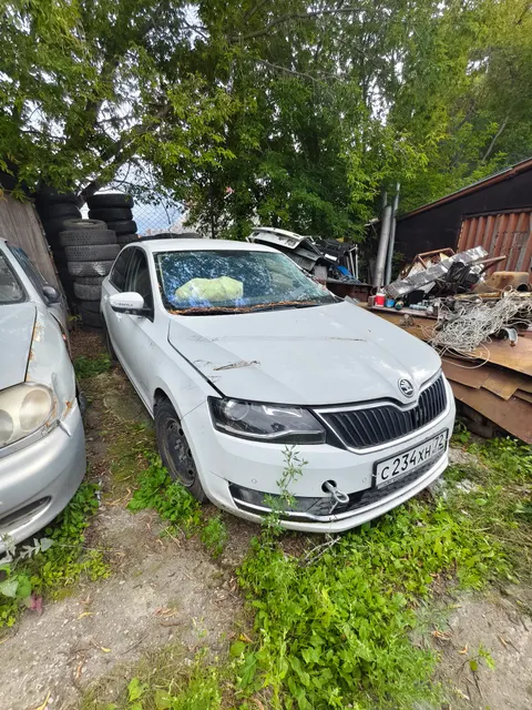 Автомобиль марки Шкода Рапид (SKODA RAPID) с г.р.з. С 234 ХН72, 2019 г.в., цвет белый, VIN XW8AF4NH6KK125604 ТС имеет ограничения ФССП на регистрационные действия (ключи и документы отсутствуют, техническое состояние не проверялось, пробег не известен). Имущество продается в том виде, в каком оно есть, в случае продажи возврату/обмену не подлежит. За скрытые дефекты имущества Продавец ответственности не несет.