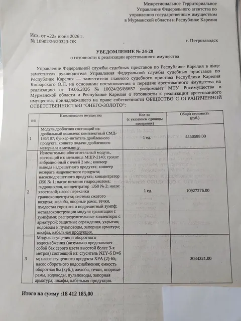 Модуль дробления, измельчительно-обогатительный модуль, модуль сгущения и оборотного водоснабжения