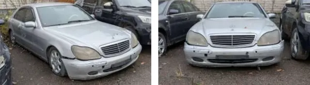Автомобиль MERCEDES-BENZ S 320 CDI, год выпуска не установлен.