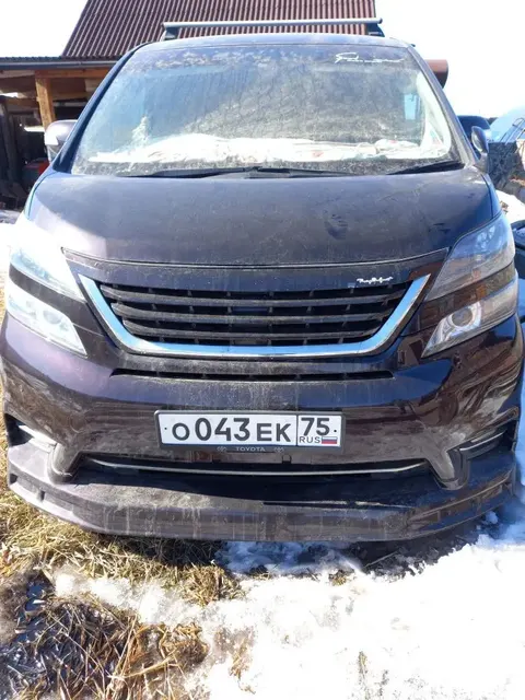Автомобиль легковой универсал TOYOTA; VELLFIRE, 2010 г.в., г/н О043ЕК75, цвет черный, VIN: ANH208124130, номер кузова (прицепа): ANH208124130. ПТС отсутствует.