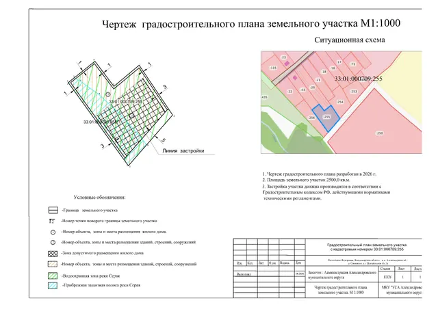 Земельный участок из земель населённых пунктов местоположение:Российская Федерация, Владимирская область, Александровский муниципальный округ, деревня Свинкино, улица Центральная, земельный участок 3д.