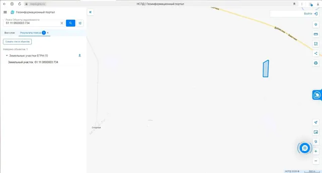 Земельный участок с кадастровым номером 61:11:0600003:734, площадью 86811 +/- 2578 кв. метров, категория земель: земли сельскохозяйственного назначения