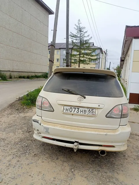 автомобиль Toyota Harrier, г/в 1998, г/н Н073НВ65, № двигателя 5S0808528, № кузова SXU100014696, цвет белый. Место нахождения: Сахалинская область, пгт. Ноглики, ул. Деповская 2. Должник: Яненко О.В. Обременение: арест.
