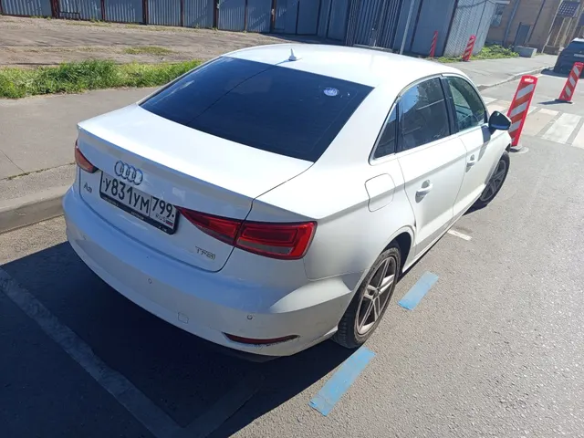 АМТС АУДИ А3, 2017 г/в, г/н У831УМ799, цвет белый, VIN WAUZZZ8V5J1020996