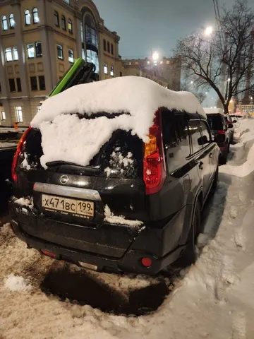 АМТС НИССАН X-TRAIL, 2008 г.в., г/н Х471ВС199, цвет черный, VIN JN1TBNT31U0012862