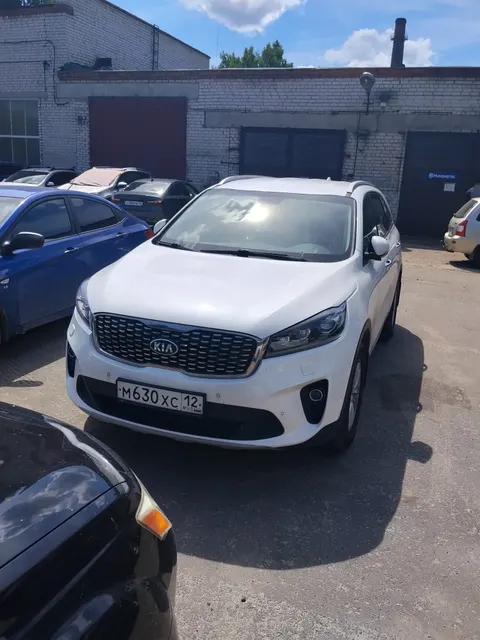 Транспортное средство KIA SORENTO, 2019 г.в., г/н М630ХС12, VIN XWEPH813DK0004548, белого цвета