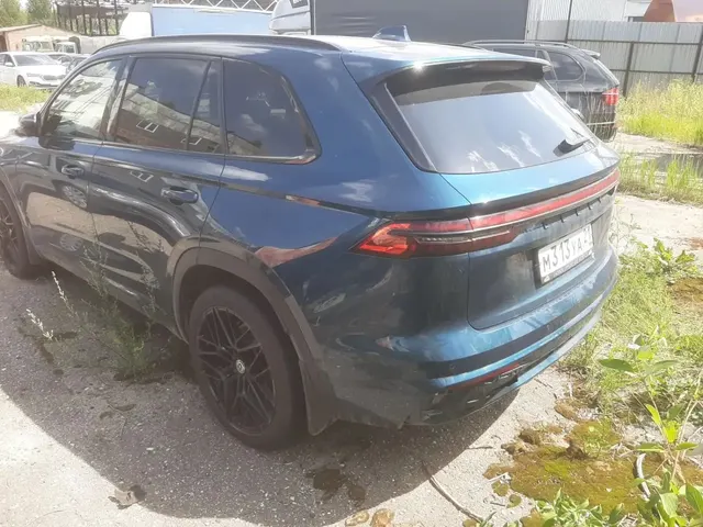 АМТС GEELY MONJARO, 2023 г.в., г/н М313УА21, VIN LB37852D1PS161918, зеленого цвета