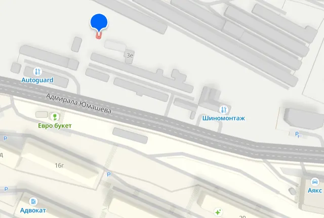 Нежилое здание (гаражи), пл. 19,8 кв.м., кад.№ 25:28:010034:75, адрес: Приморский край, г. Владивосток, ул. Адмирала Юмашева, д. 3г, соб-к ООО "Нева" ИНН 2543132652