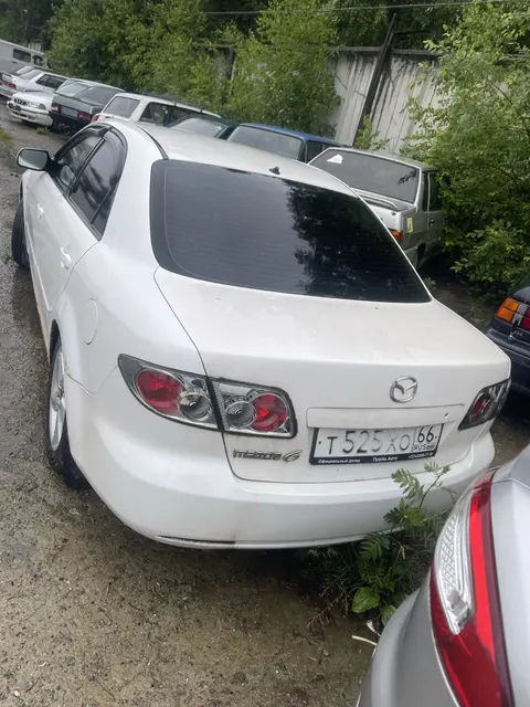 Автомобиль «Мазда -6», г/н Т525ХО 66, белого цвета, 2005 г. в., VIN JMZGG12F661604786