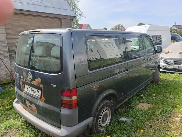 VOLKSWAGEN 7HC CARAVELLE, государственный регистрационный знак Т601ММ76. Автобус.